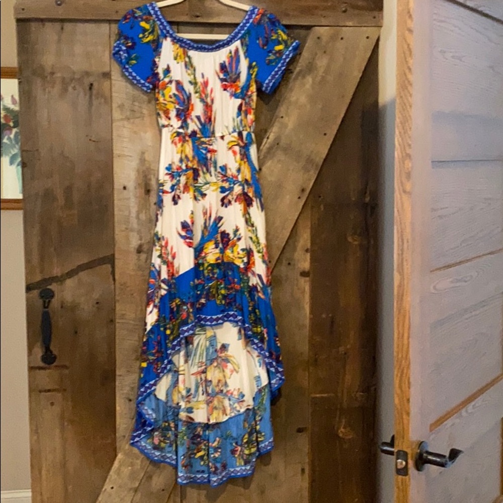 Tropical Hi/Lo Dress